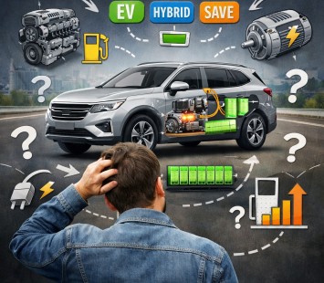 Как работает гибридное авто из Китая