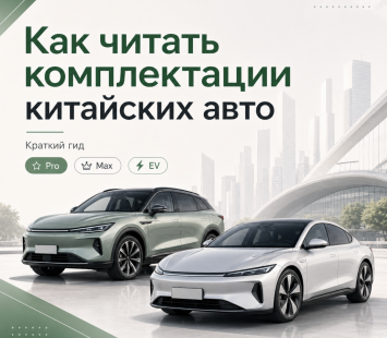 Как разобраться в комплектациях китайских автомобилей
