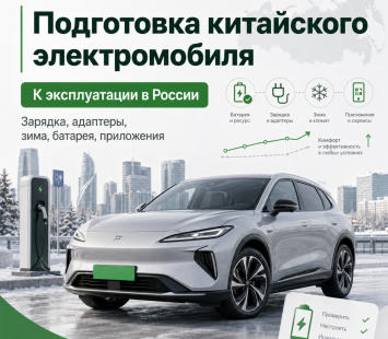 Подготовка китайского электромобиля к российским условиям