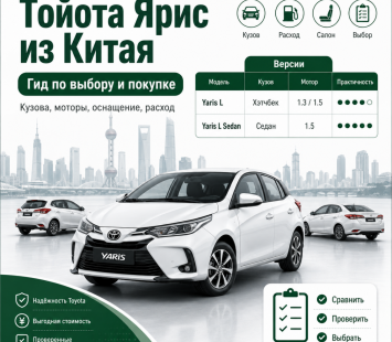Тойота Ярис из Китая: что важно знать перед покупкой